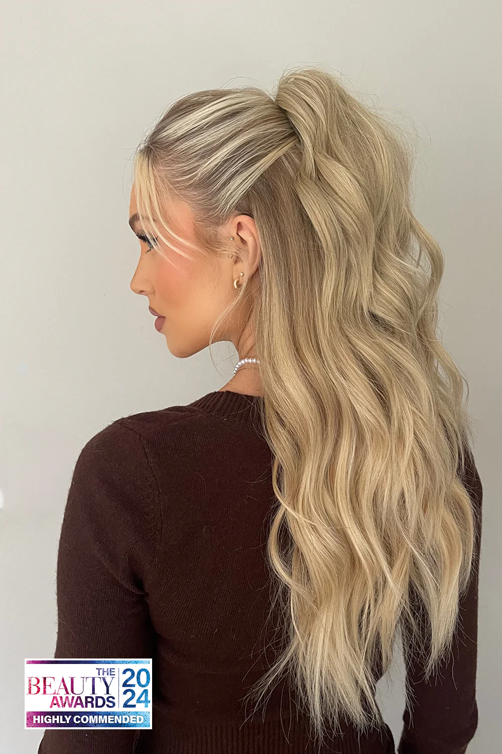 Brushed Out Wave 16" Claw Clip Pony - Image 3