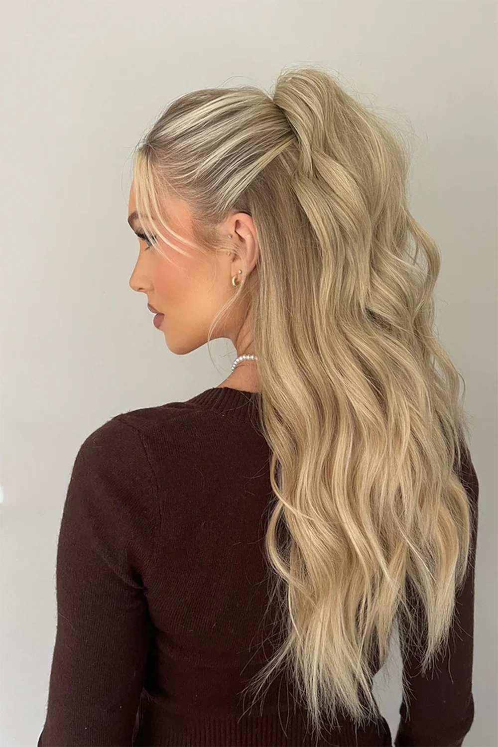 Brushed Out Wave 16" Claw Clip Pony - Image 5