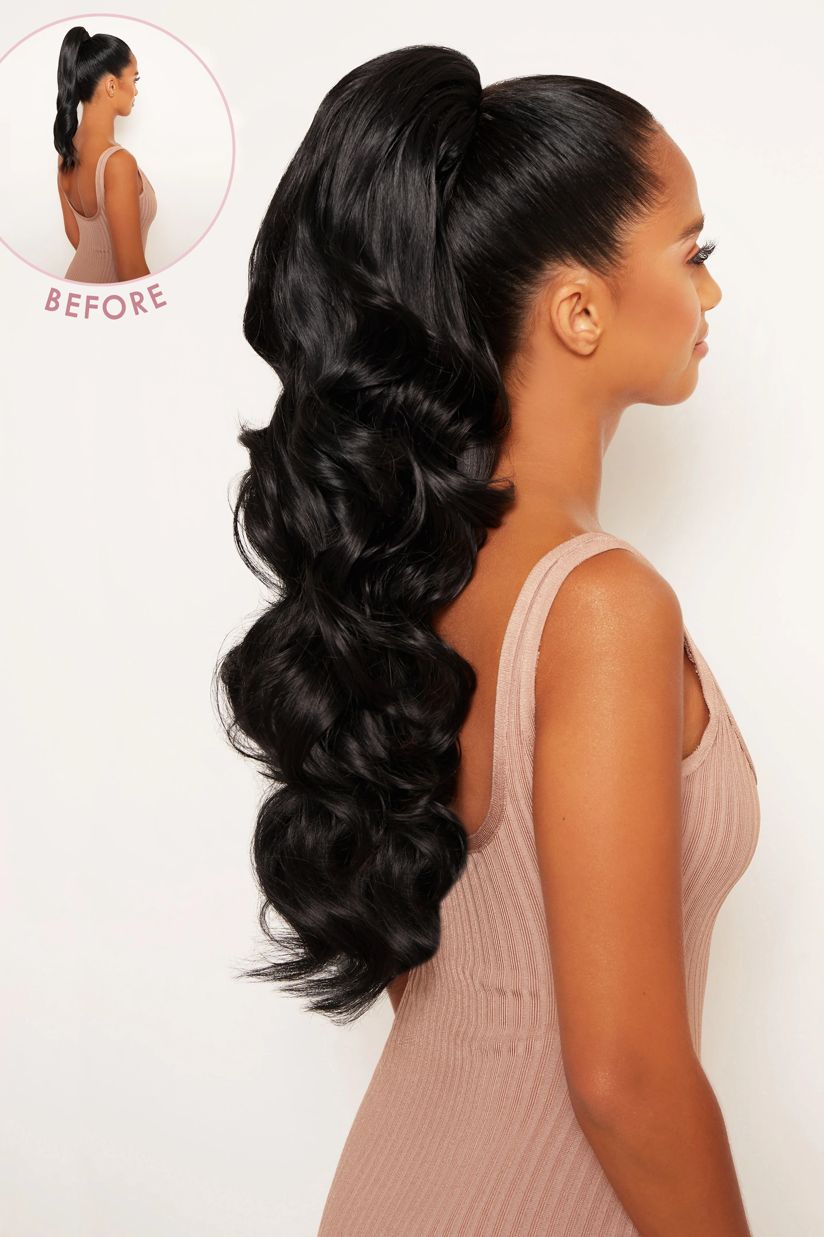 Curly Glam 22" Drawstring Ponytail - Image 7