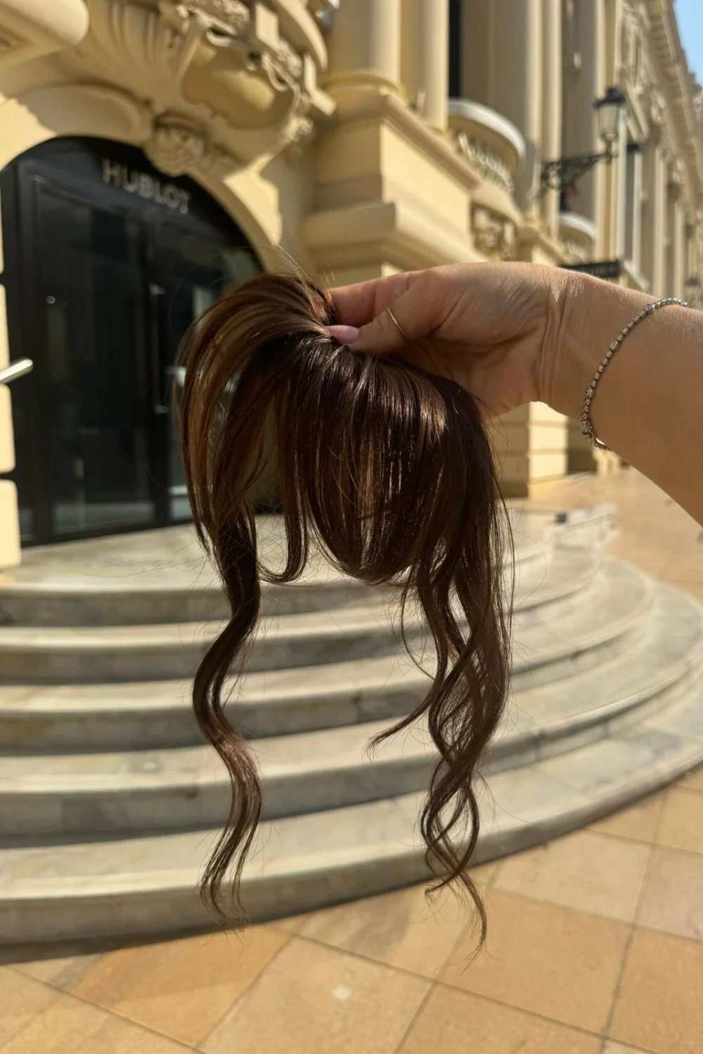 Feathered Fringe Clip In Bangs - Image 3