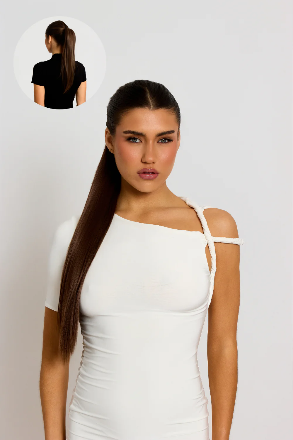 Grande 26" Straight Wraparound Pony [Clearance Lines] - Image 5