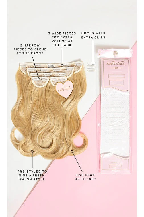 Super Thick 16" 5 Piece Blow Dry Wavy Clip In Hair Extensions - Image 10