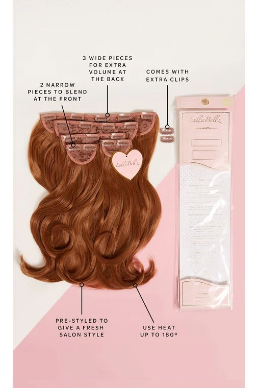 Super Thick 16" 5 Piece Blow Dry Wavy Clip In Hair Extensions - Image 11