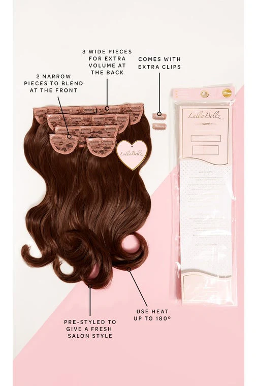 Super Thick 16" 5 Piece Blow Dry Wavy Clip In Hair Extensions - Image 12