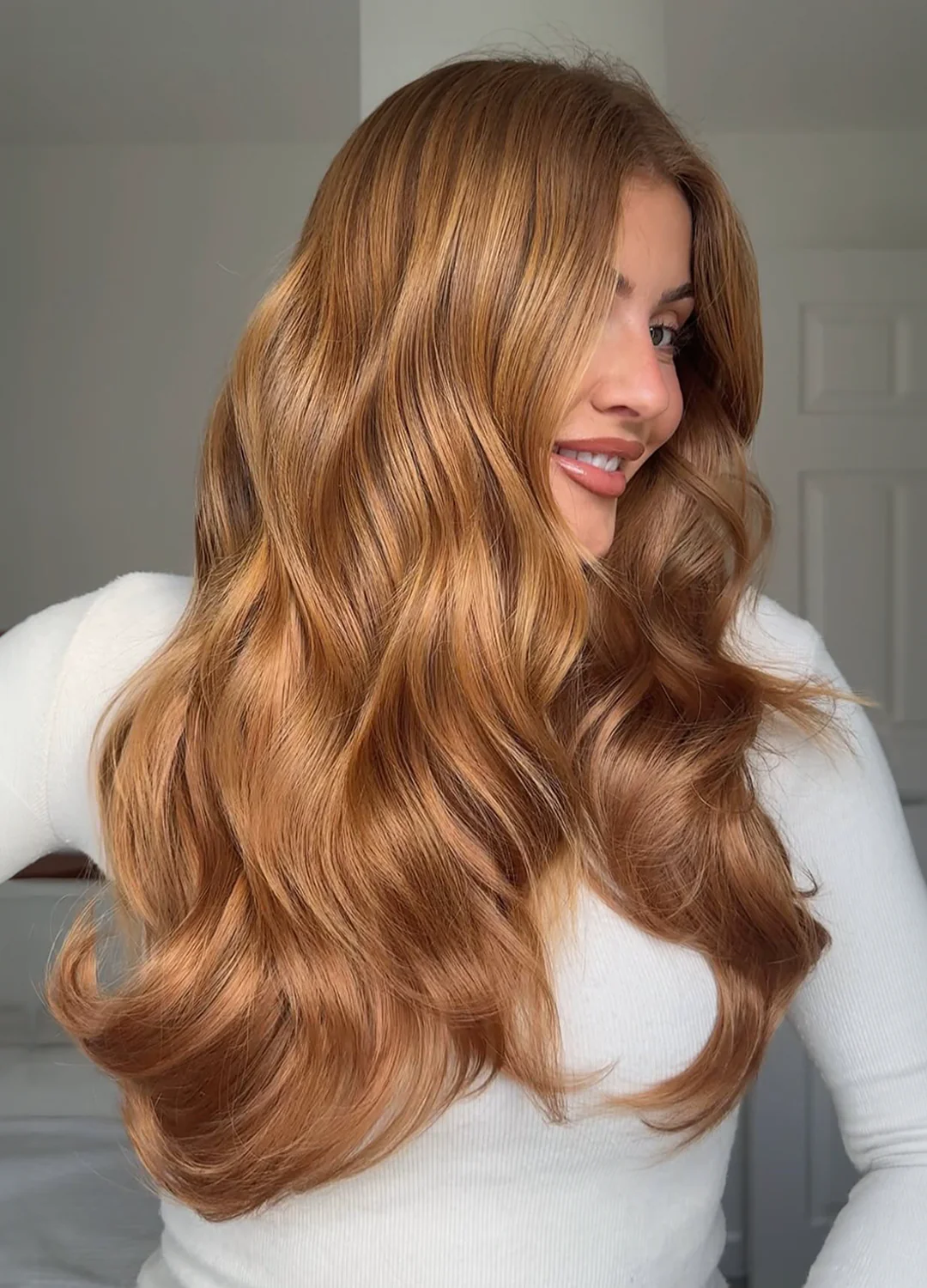 Super Thick 16" 5 Piece Blow Dry Wavy Clip In Hair Extensions - Image 4