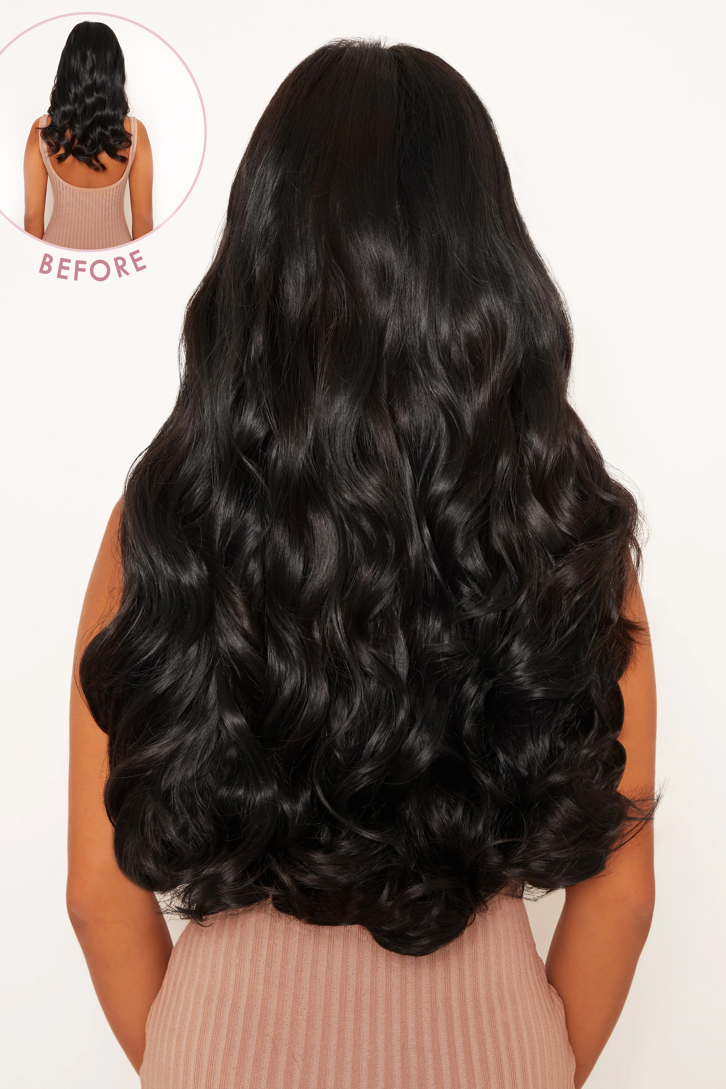 Super Thick 22" 5 Piece Curly Clip In Hair Extensions - Image 11