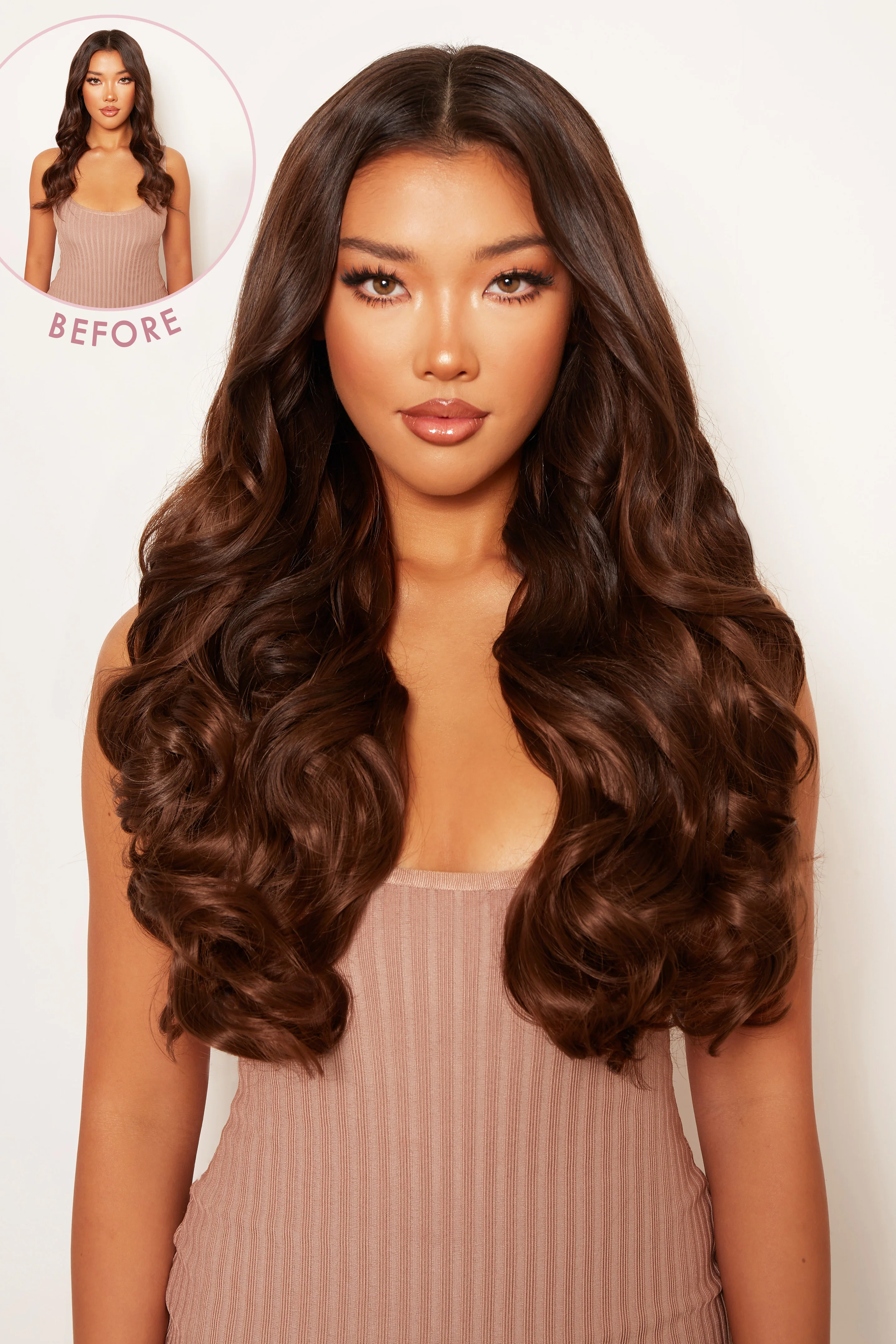 Super Thick 22" 5 Piece Curly Clip In Hair Extensions - Image 12