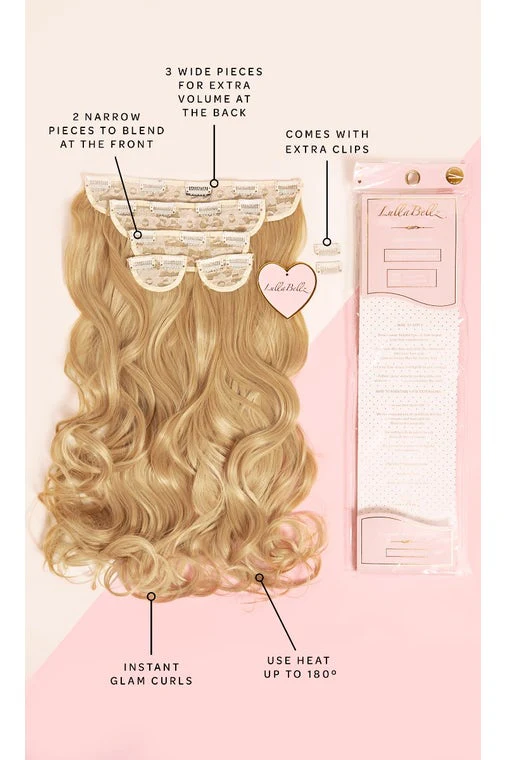 Super Thick 22" 5 Piece Curly Clip In Hair Extensions - Image 14