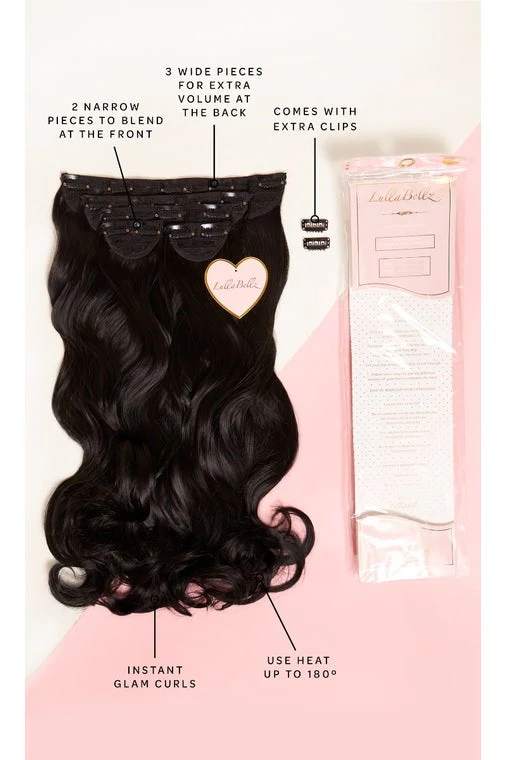 Super Thick 22" 5 Piece Curly Clip In Hair Extensions - Image 17