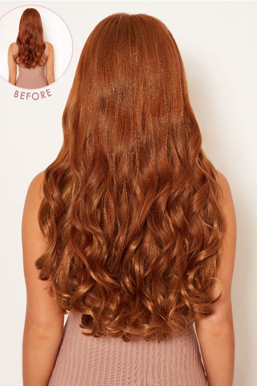 Super Thick 22" 5 Piece Curly Clip In Hair Extensions - Image 6