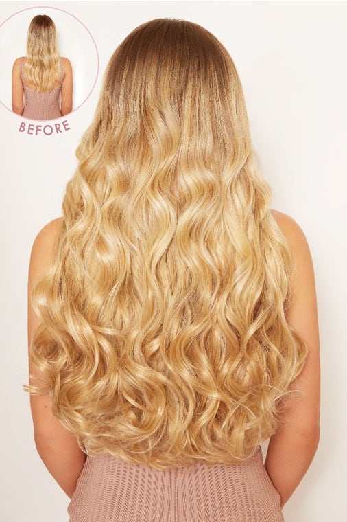 Super Thick 22" 5 Piece Curly Clip In Hair Extensions - Image 9