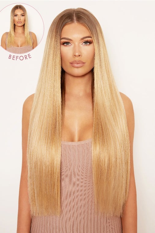 Super Thick 26" 5 Piece Statement Straight Clip In Hair Extensions - Image 4