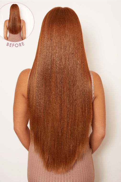 Super Thick 26" 5 Piece Statement Straight Clip In Hair Extensions - Image 7