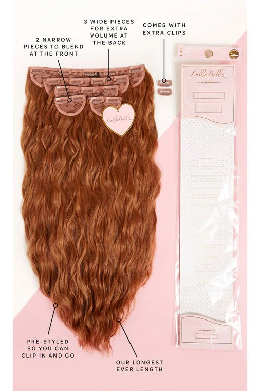 Super Thick 26" 5 Piece Waist Length Wave Clip In Hair Extensions - Image 10