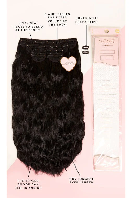 Super Thick 26" 5 Piece Waist Length Wave Clip In Hair Extensions - Image 12