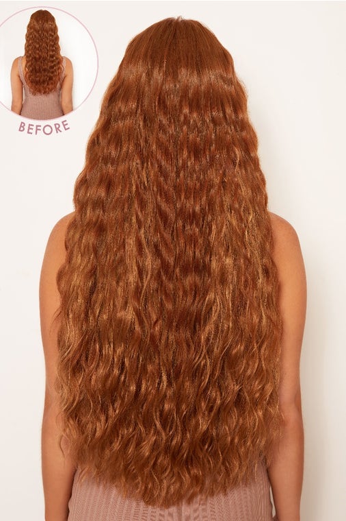 Super Thick 26" 5 Piece Waist Length Wave Clip In Hair Extensions - Image 6