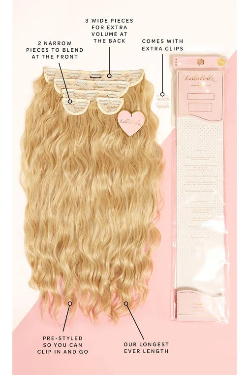Super Thick 26" 5 Piece Waist Length Wave Clip In Hair Extensions - Image 9