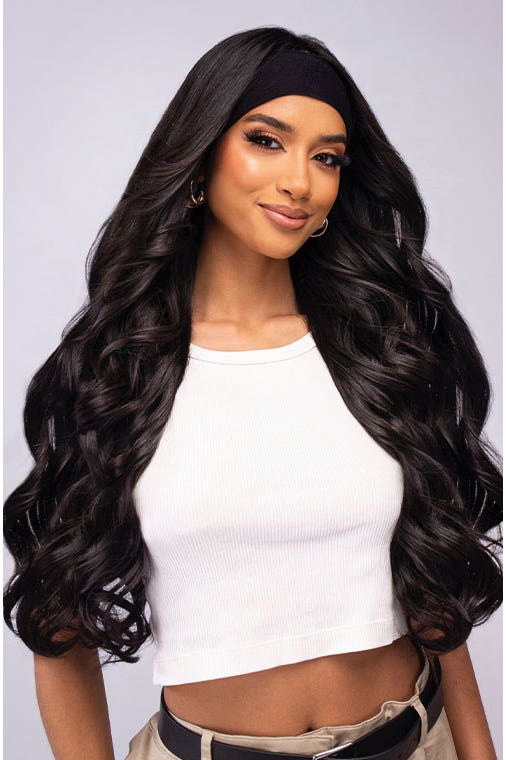 Thick 20" 1 Piece Curly Clip In Hair Extensions - Image 3